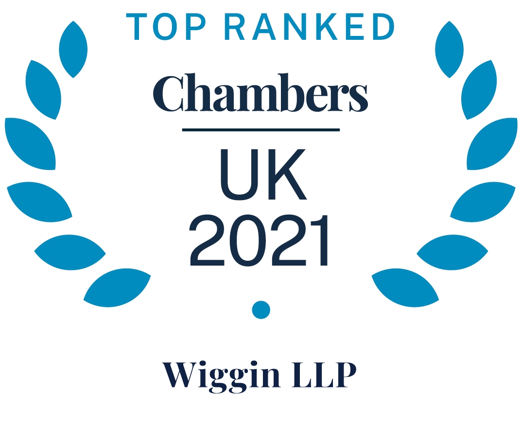 Top Ranked Chambers UK 2021 Wiggin LLP Award